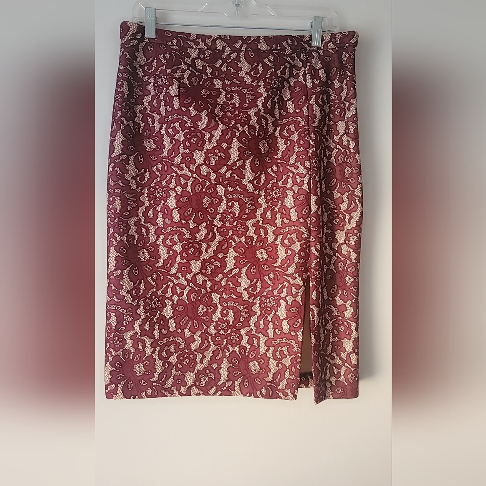 women pencil skirt with side slit size 12